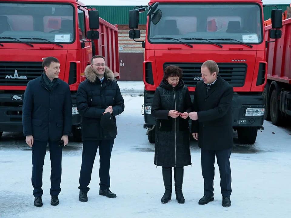 НОВАЯ ТЕХНИКА МАЗ В АЛТАЙСКОМ КРАЕ