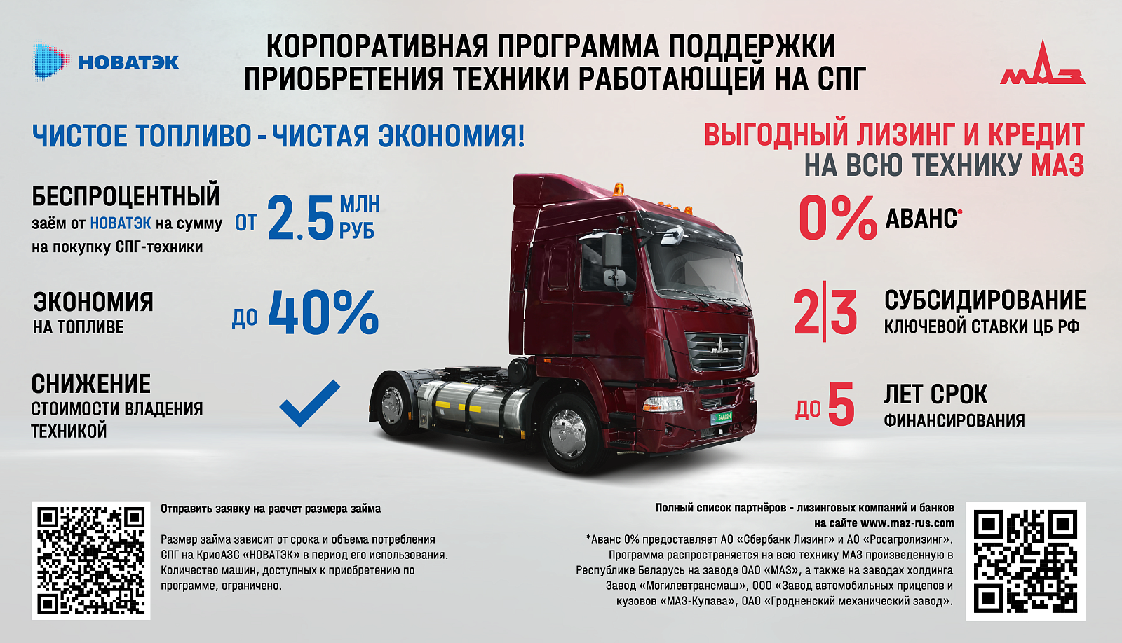 Как выгодно приобрести технику МАЗ на СПГ